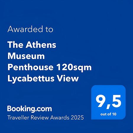 The Athens Museum Penthouse 120Sqm Lycabettus View Apartment Bagian luar foto